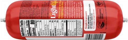 Lightlife Gimme Lean® Plant-Based Vegan Breakfast Sausage Perspective: left