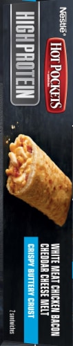 Hot Pockets® High Protein Chicken Bacon Cheddar Cheese Melt Frozen Snacks Perspective: left