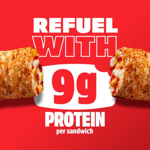 Hot Pockets Frozen Snack Four Cheese Pizza Frozen Sandwiches Perspective: left