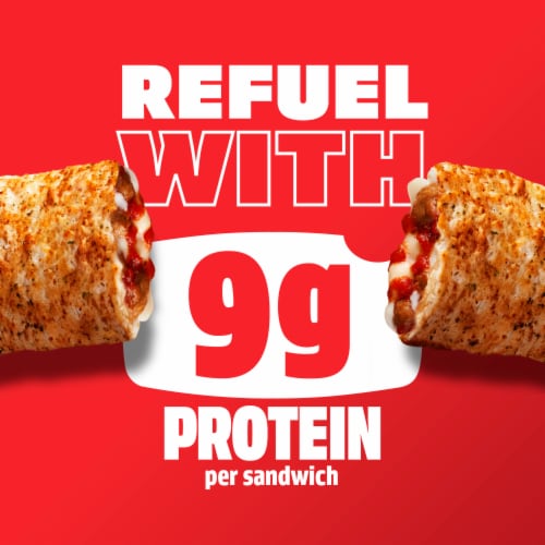 Hot Pockets Frozen Snack Italian Style Meatballs & Mozzarella Garlic Buttery Crust Frozen Sandwiches Perspective: left