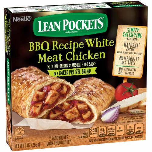 Lean Pockets Mesquite Recipe BBQ Chicken Perspective: left