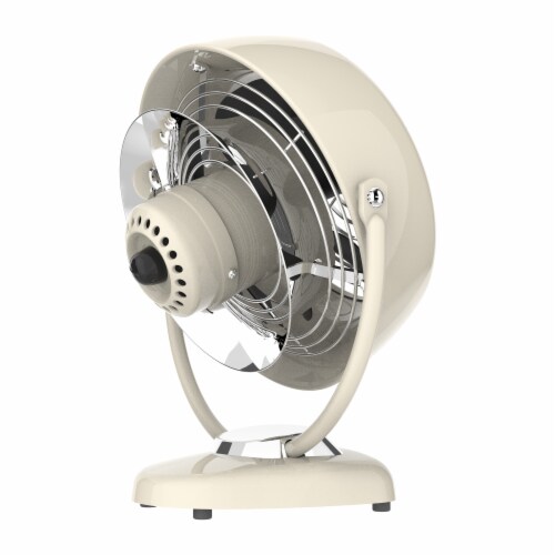 Vornado VFAN Vintage Air Circulator Fan - Vintage White Perspective: left