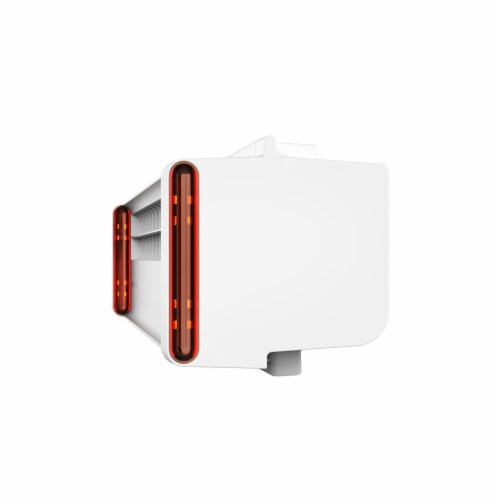 Sharper Image Portal Window Fan - Ice White Perspective: left