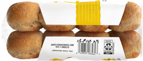 Angelic Bakehouse® 7 Sprouted Whole Grains Hot Dog Buns Perspective: left