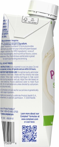 Compleat® Pediatric Standard Vanilla Tube Feeding Formula Perspective: left