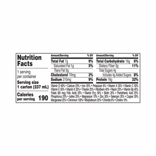 Nestle Boost Glucose Control Balanced Nutritional Drink Very Vanilla 8 oz Carton 24 Ct Perspective: left