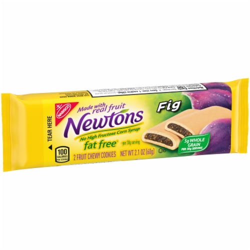 Newtons Fat Free Chewy Fig Cookies Perspective: left