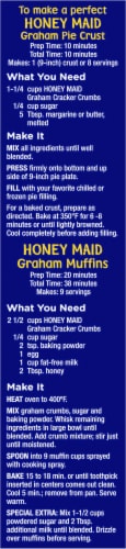Honey Maid Graham Cracker Crumbs Perspective: left