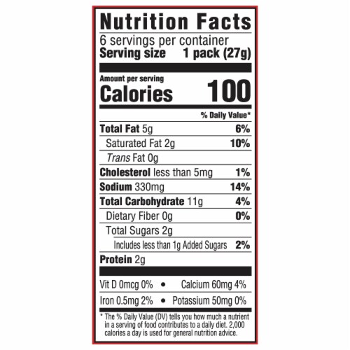 Handi-Snacks Ritz Crackers 'N Cheesy Dip Snack Packs Perspective: left