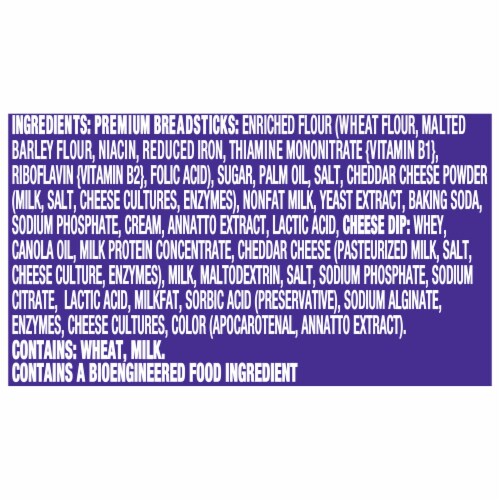 Handi-Snacks Premium Breadsticks 'N Cheesy Dip Snack Packs Perspective: left