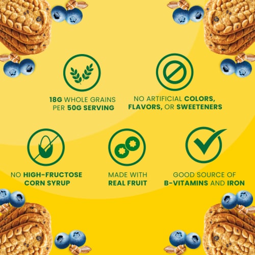 Belvita Blueberry Breakfast Biscuits Perspective: left