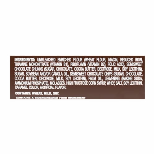 Chips Ahoy! Chunky Chocolate Chunk Cookies King Size Perspective: left