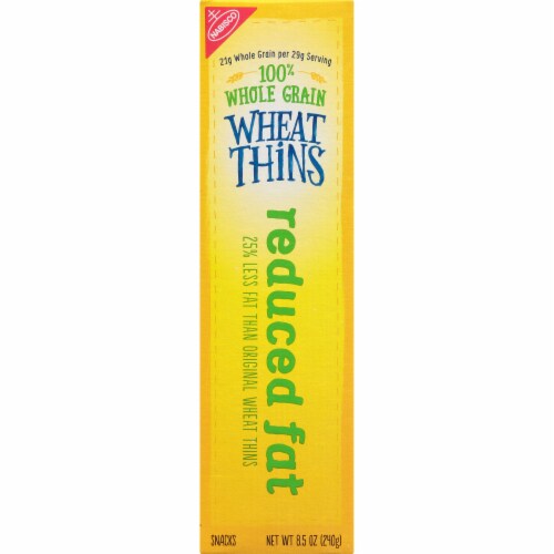 Wheat Thins Reduced Fat Crackers Perspective: left