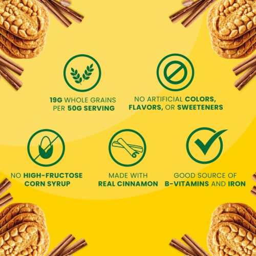 Belvita Cinnamon Brown Sugar Breakfast Biscuits Perspective: left