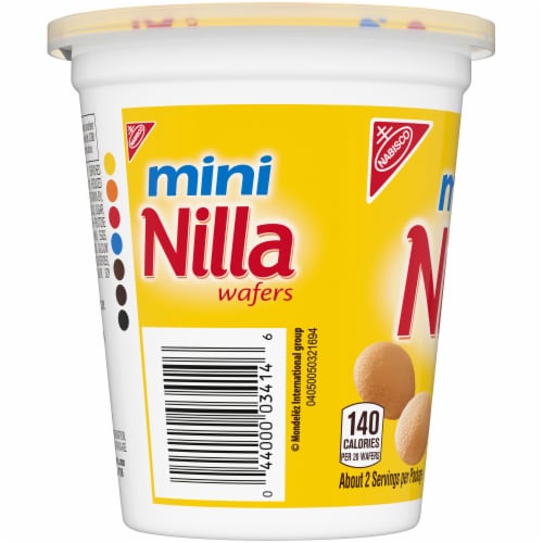 Nilla Wafer Mini Cookies Go-Paks Perspective: left