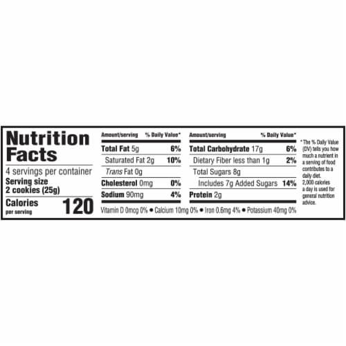Nutter Butter Peanut Butter Sandwich Cookies King Size Snack Pack Perspective: left