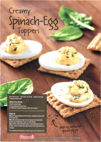 Triscuits Cracked Pepper & Olive Oil Crackers Perspective: left