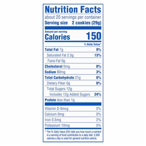 Oreo Golden Sandwich Cookies Family Size Perspective: left