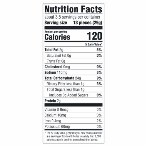 Good Thins Sea Salt & Pepper Rice Snacks Gluten Free Crackers Perspective: left