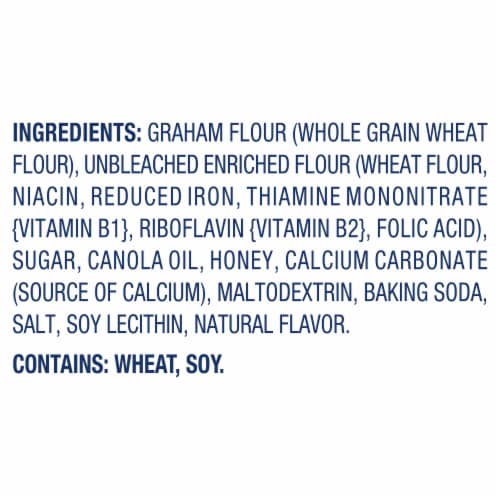Teddy Grahams Honey Cookies Perspective: left