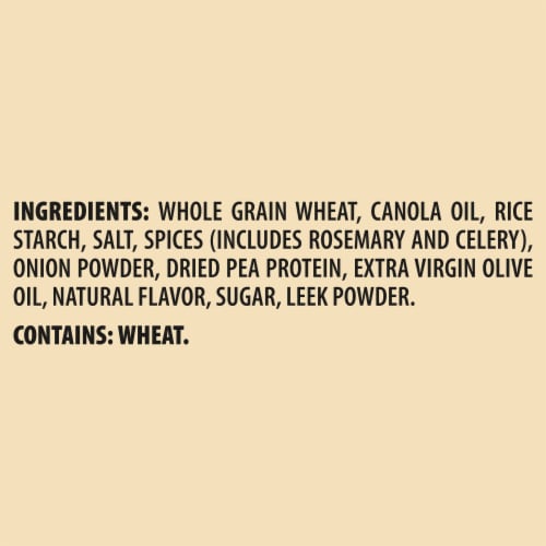 Triscuit Rosemary & Olive Oil Whole Grain Wheat Crackers Perspective: left