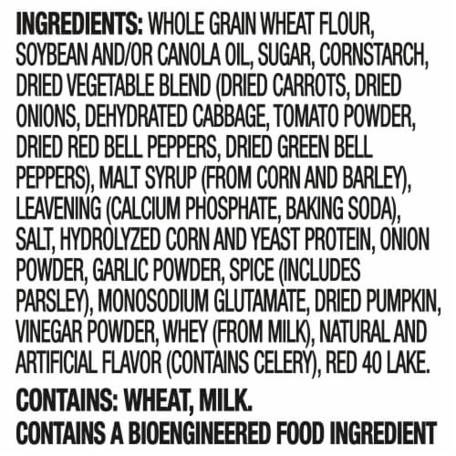 RITZ Toasted Chips Veggie Crackers Perspective: left