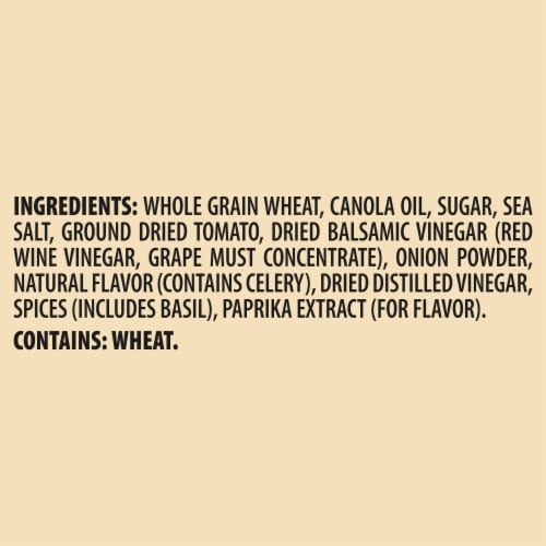 Triscuit Balsamic Vinegar & Basil Whole Grain Wheat Crackers Perspective: left