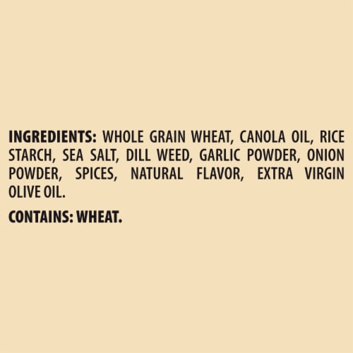 Triscuit Dill Sea Salt & Olive Oil Whole Grain Wheat Crackers Perspective: left