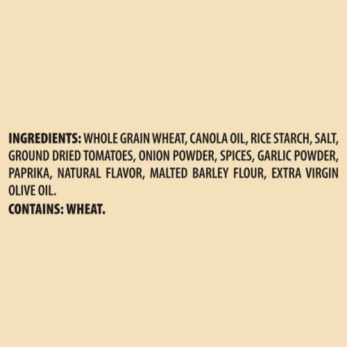 Triscuit Fire Roasted Tomato & Olive Oil Whole Grain Wheat Crackers Perspective: left