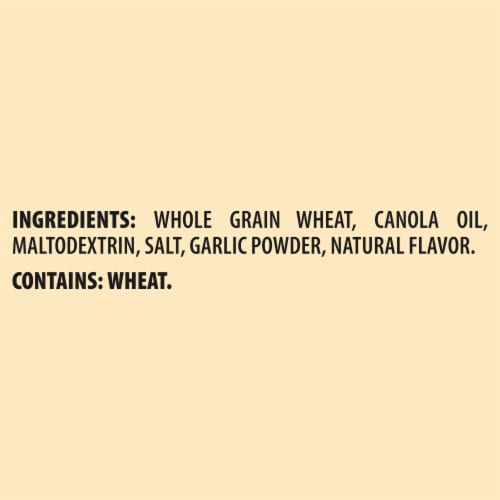 Triscuit Roasted Garlic Whole Grain Wheat Crackers Perspective: left