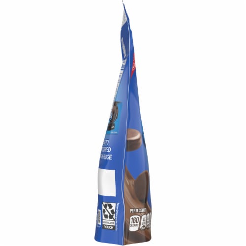 Oreo Thins Bites Original Fudge Dipped Sandwich Cookies Perspective: left