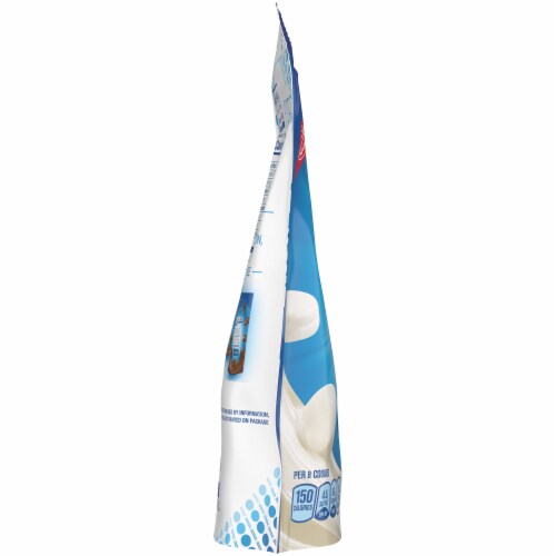 Oreo Thin Bites Original White Fudge Dipped Sandwich Cookies Perspective: left
