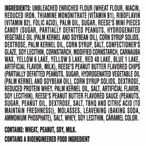 CHIPS AHOY! Reese's Mini Pieces Chocolate Chip Cookies Perspective: left