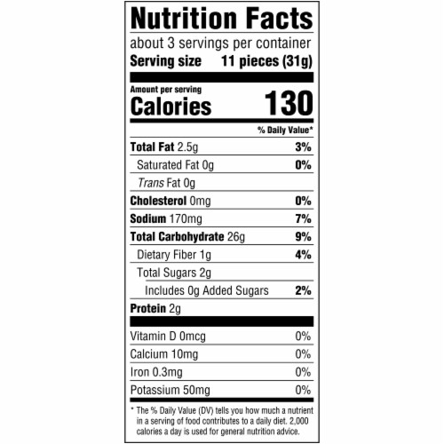 Good Thins Barbecue Rice & Sweet Potato Snacks Gluten Free Crackers Perspective: left