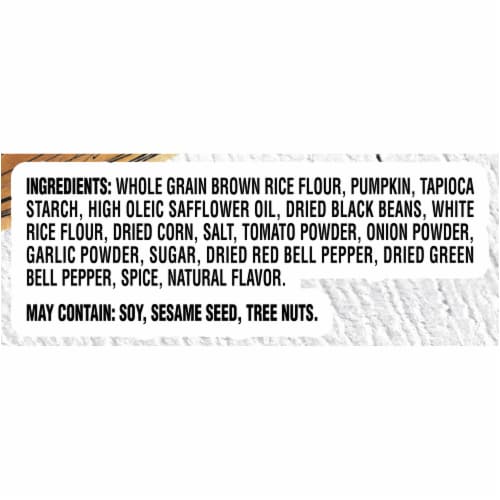 Good Thins Garden Veggie Rice Gluten Free Crackers Perspective: left