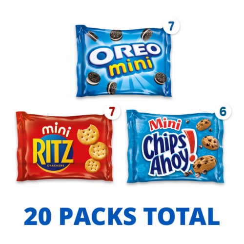 Nabisco OREO CHIPS AHOY! & RITZ Crackers & Cookies Variety Pack Perspective: left