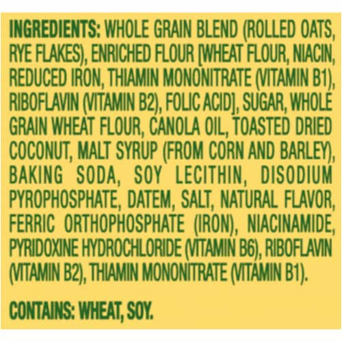 Belvita Toasted Coconut Breakfast Biscuits Perspective: left