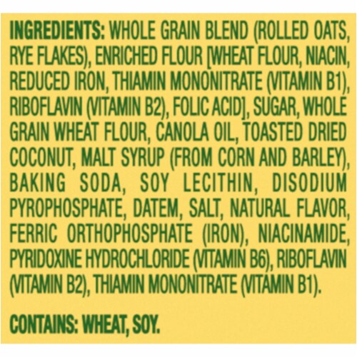 Belvita Toasted Coconut Breakfast Biscuits Perspective: left