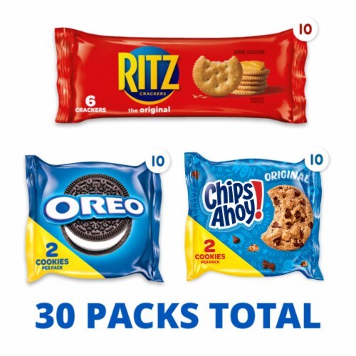 OREO RITZ & CHIPS AHOY! Cookies & Crackers Variety Pack Perspective: left