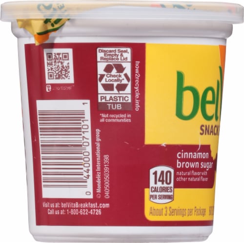 Belvita Cinnamon Brown Sugar Snack Bites Go-Pak Perspective: left