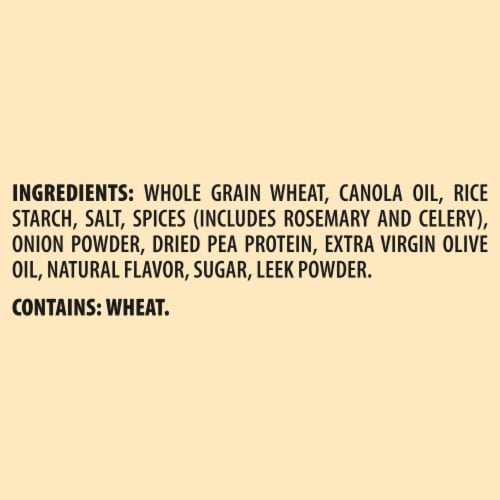 Triscuit Rosemary & Olive Oil Whole Grain Wheat Crackers Perspective: left