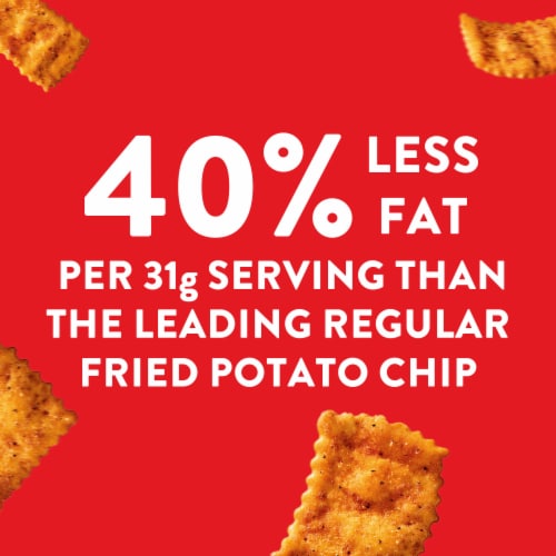 RITZ Toasted Chips Honey BBQ Crackers Perspective: left