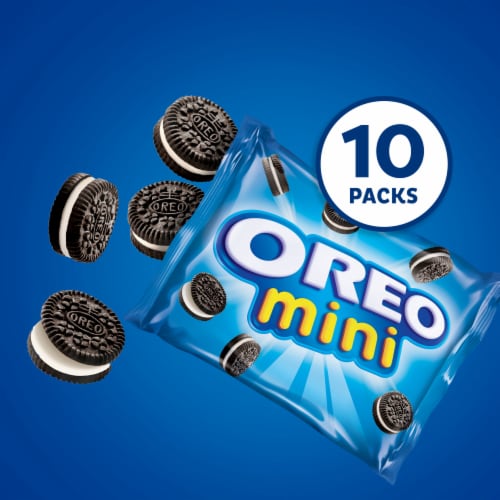 OREO Mini Chocolate Sandwich Cookies Multipack Perspective: left