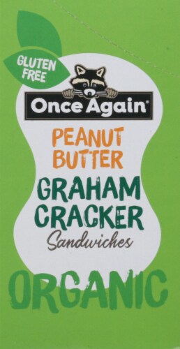 Once Again® Organic Peanut Butter Graham Cracker Sandwiches Perspective: left