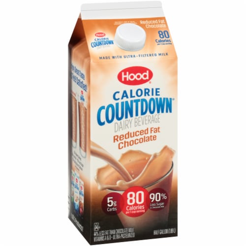 Hood 2% Reduced Fat Chocolate Milk Perspective: left
