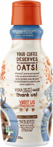 Planet Oat French Vanilla Oatmilk Creamer Perspective: left