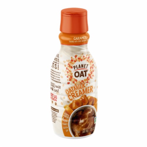 Planet Oat™ Dairy Free Oatmilk Caramel Creamer Perspective: left