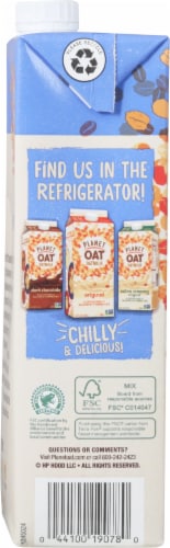 Planet Oat® Dairy Free Shelf Stable Vanilla Oat Milk Quart Perspective: left