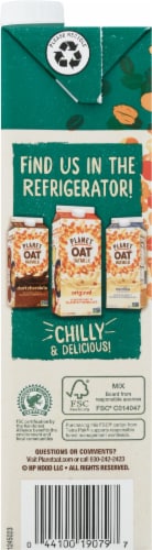 Planet Oat® Dairy Free Shelf Stable Extra Creamy Original Oat Milk Quart Perspective: left