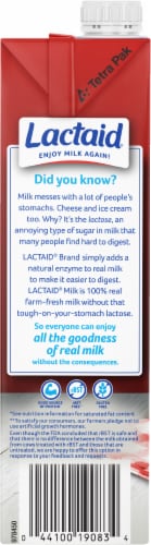 Lactaid® 100% Lactose Free Milk Perspective: left